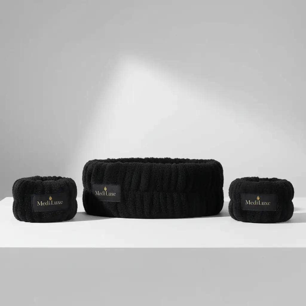 MediLuxe Medical Hair Band Comfortable Elastic Headband for Daily Wear, Skincare & Workout